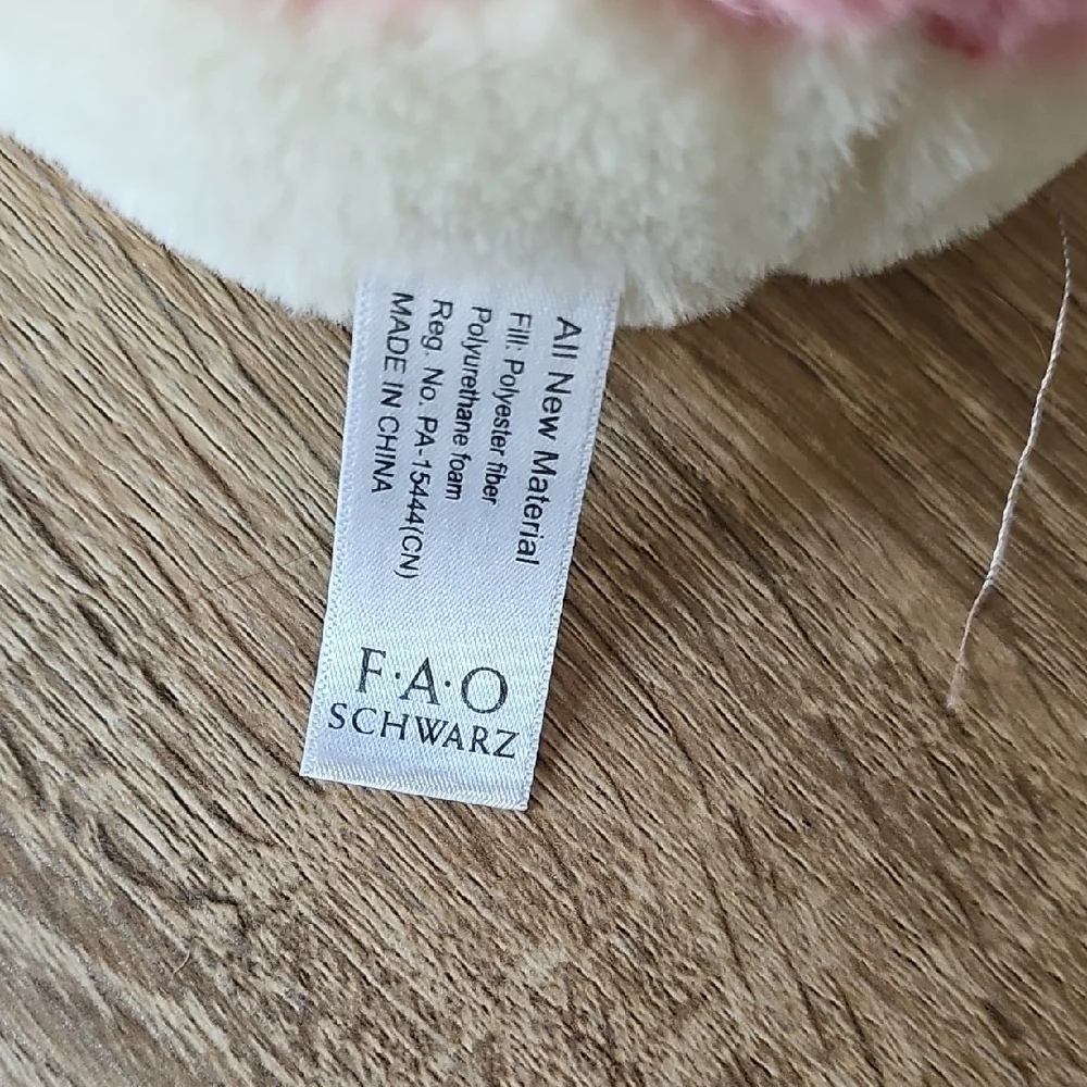 FAO Schwarz Rainbow Plush Cat Mermaid Toy